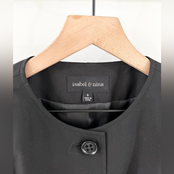 NWT Isabel & Nina Jacket Black & White Size 8 - Picture 4 of 6